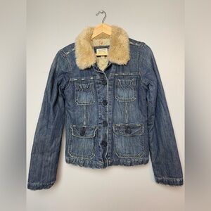 Abercrombie and Fitch Y2K Jean Jacket‎ Medium